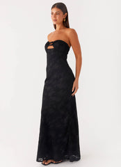 Lunar Maxi Dress - Black