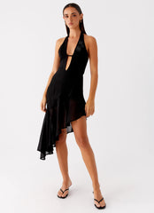 Clean Slate Midi Dress - Black