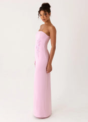 Monelise Strapless Maxi Dress - Pink