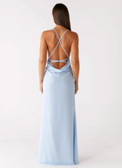 First Class Maxi Dress - Blue