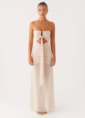 Lovie Maxi Dress - Beige