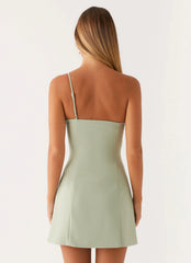 Sweetpea Mini Dress - Sage