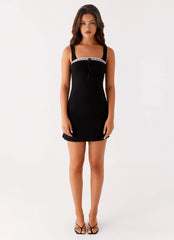 Flashback Mini Dress - Black