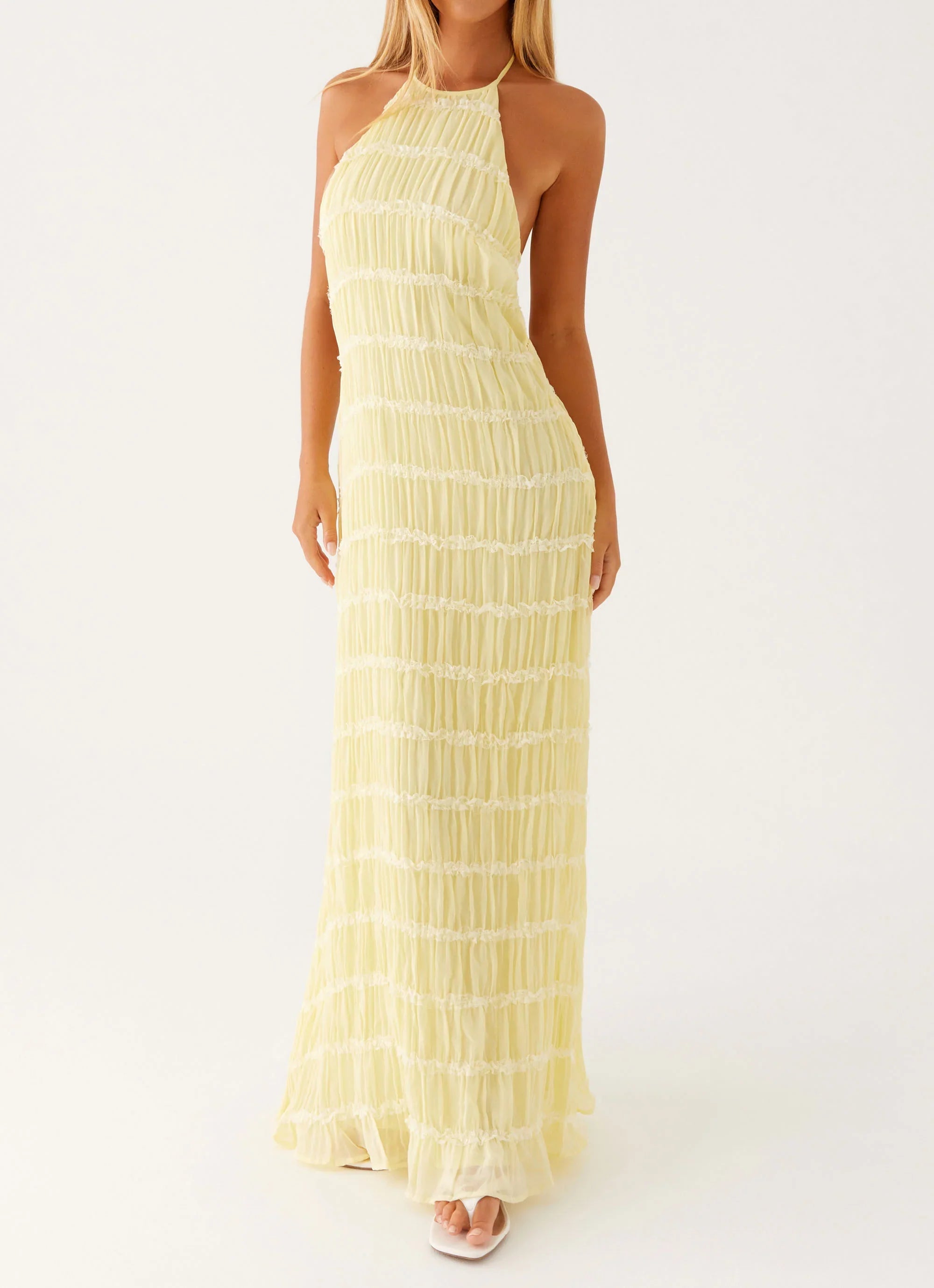 Aullie Maxi Dress - Yellow