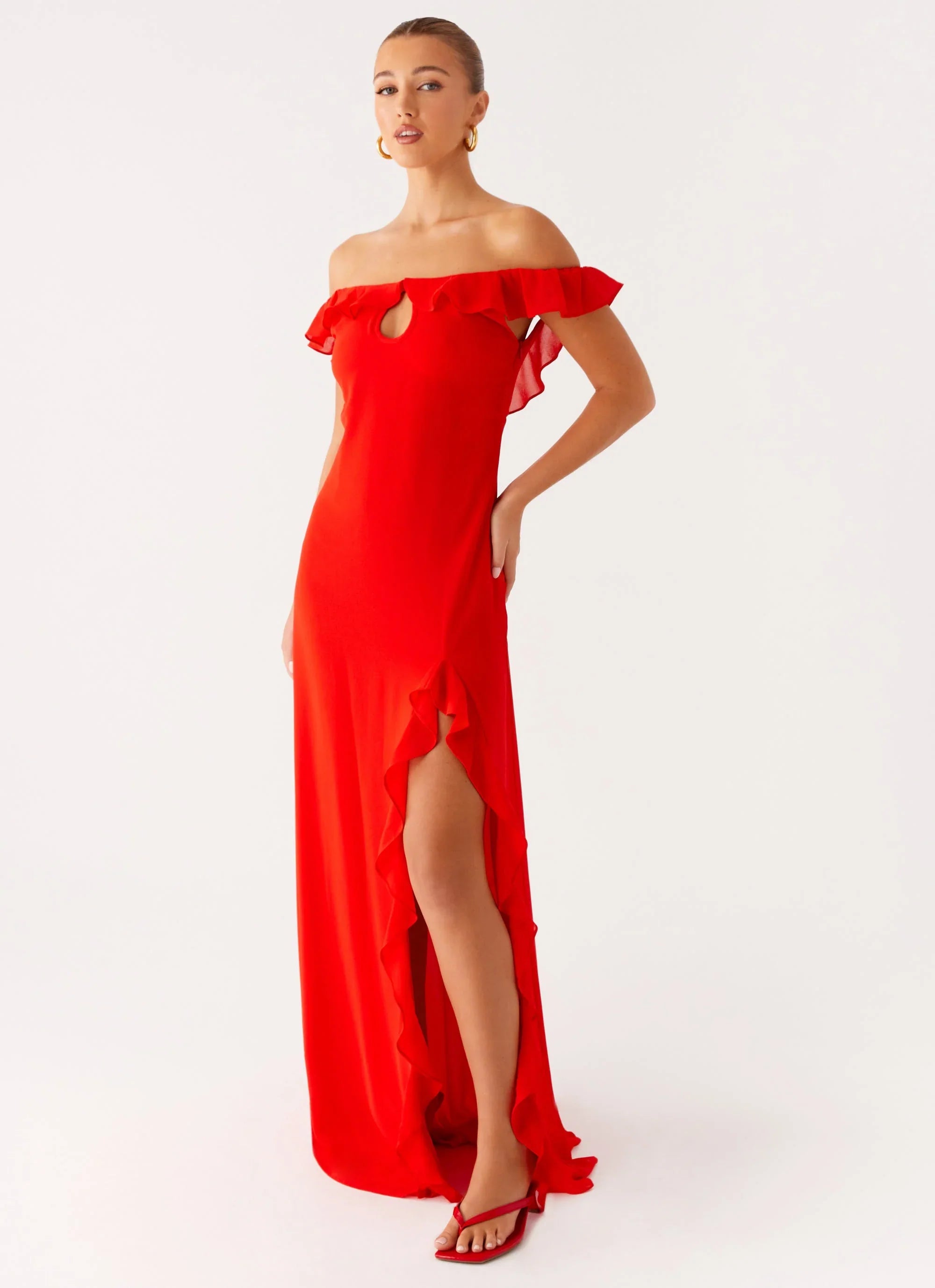 Braxton Maxi Dress - Red