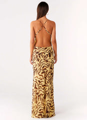 Viva Lune Maxi Dress - Laguna Print