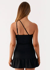 Ebonique Mini Dress - Black