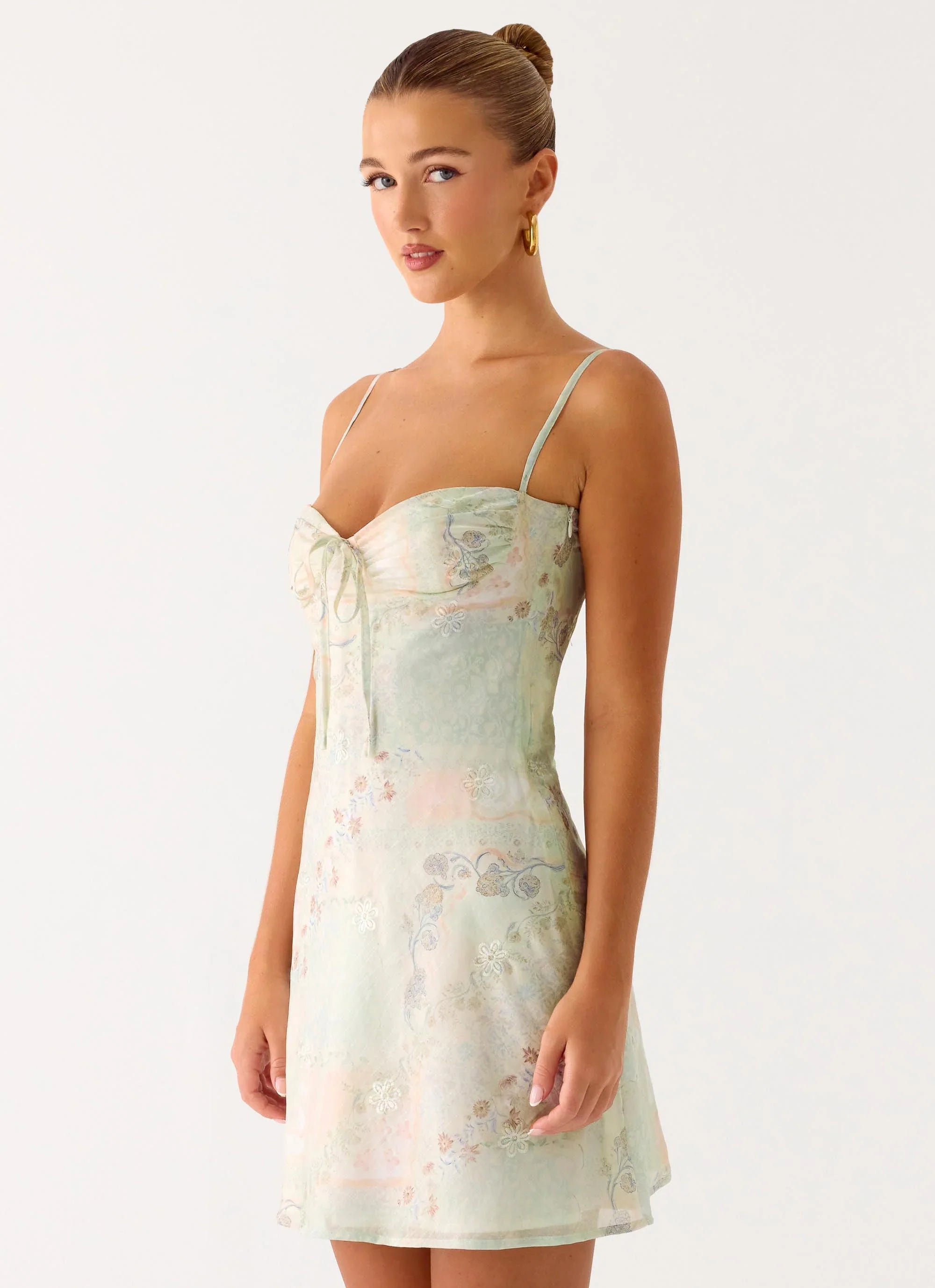 Reflection Mini Dress - Mystic Paisley