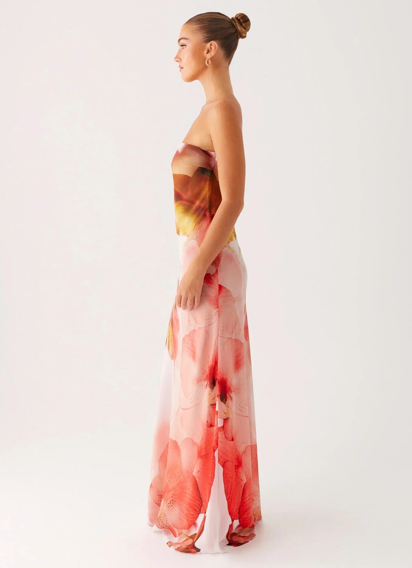 Kunis Maxi Dress - Peach Rose