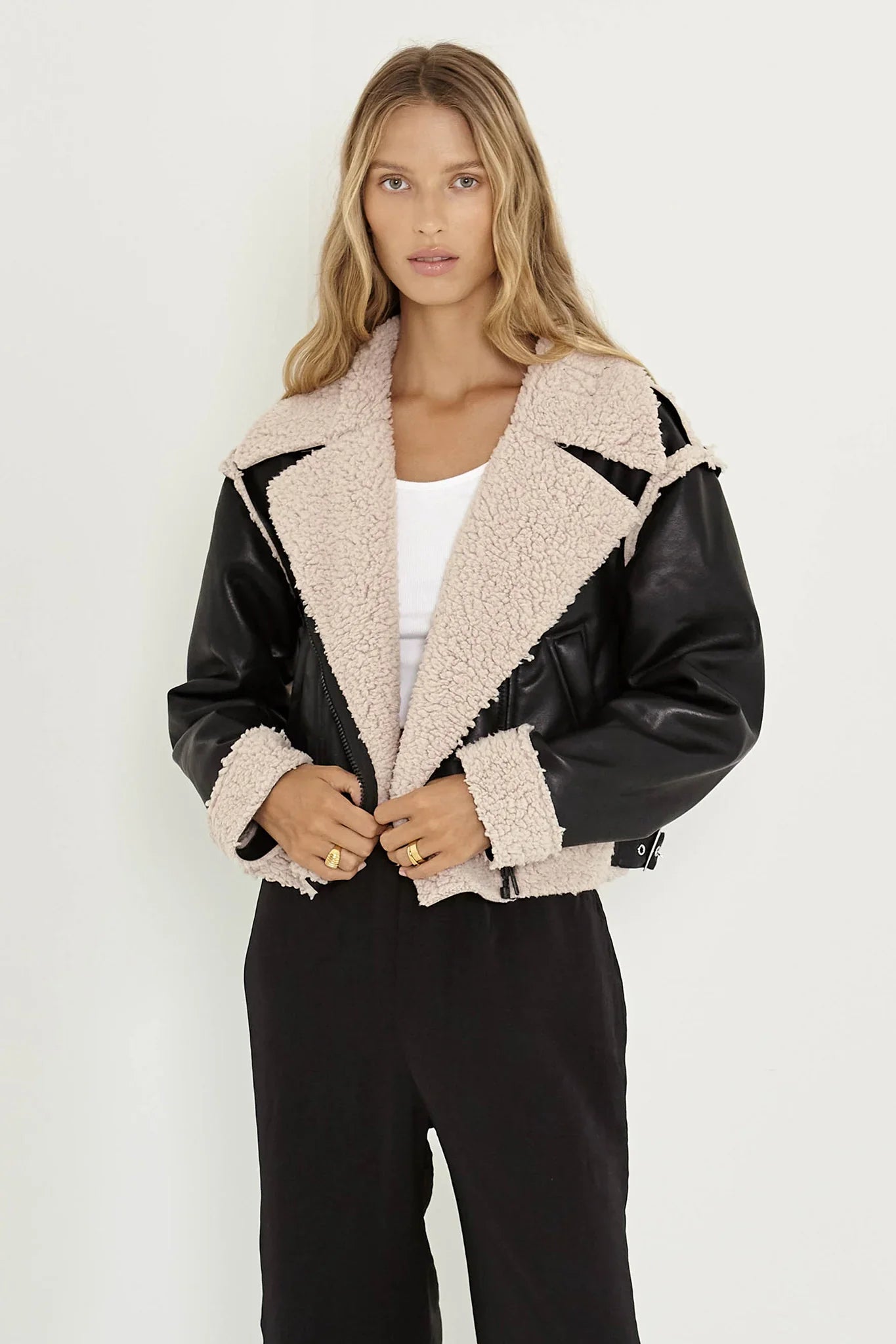 Billie Aviator Jacket Black