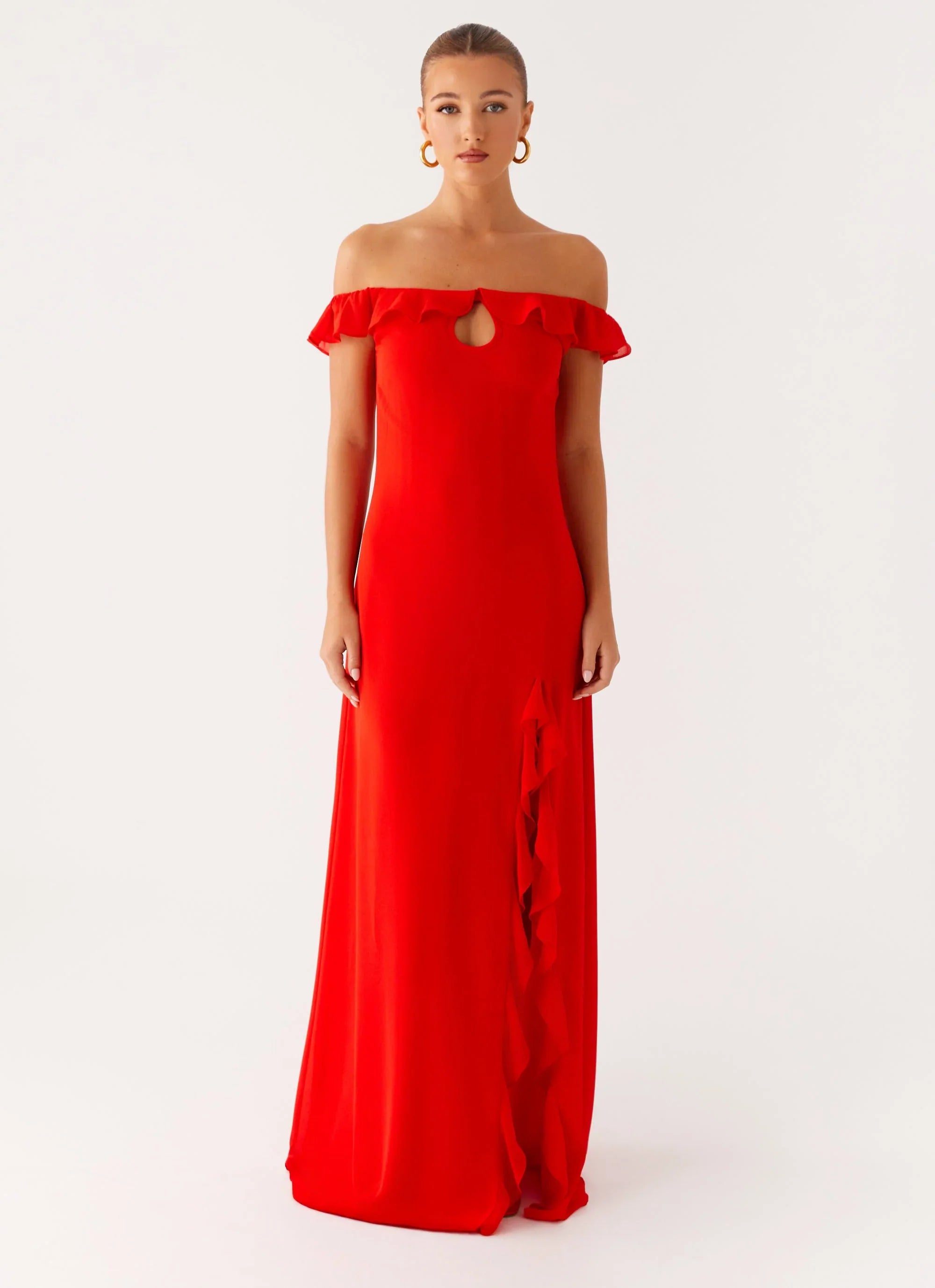 Braxton Maxi Dress - Red