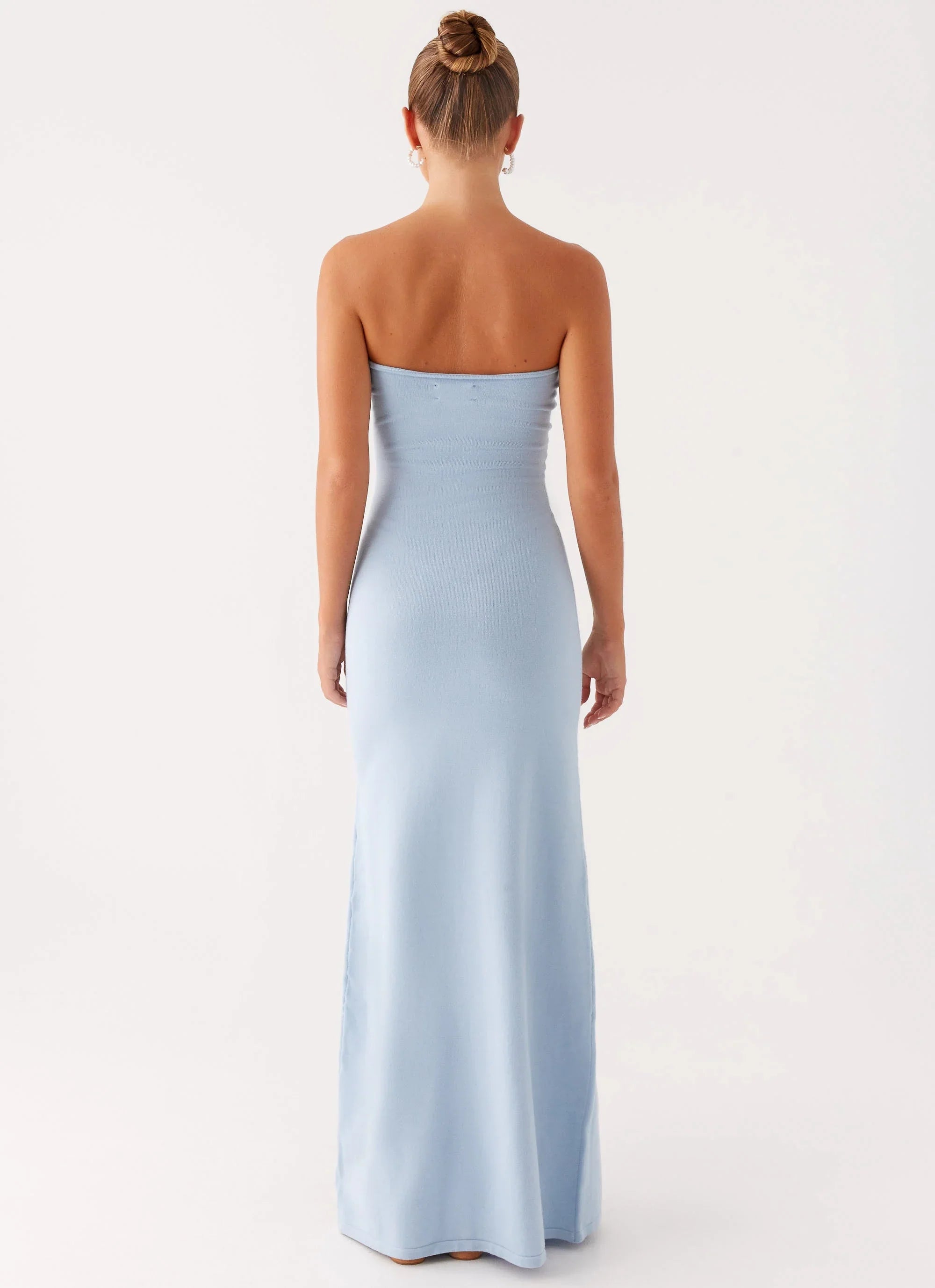 Samson Knit Maxi Dress - Blue